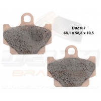 DELTA BRAKING KLOCKI HAMULCOWE PRZÓD KH81 - ZASTĘPUJĄ DB2167MX-D I DB2167QD-D YAMAHA XV 250 VIRAGO '89-'94, SR 125 92-'96, SR 25