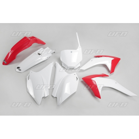 UFO KOMPLET PLASTIKÓW HONDA CRF 230 '15-'18 KOLOR OEM (CZERWONY/BIAŁY) (HO118E999)