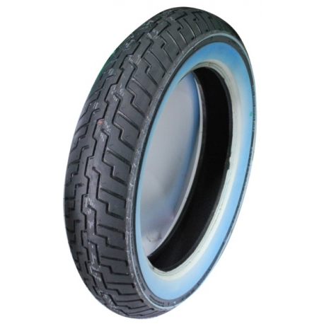 DUNLOP OPONA 130/90-16 D404 67H TT PRZÓD WWW BIAŁY BOK DOT 46-50/2023