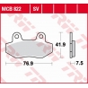 TRW ZF KLOCKI HAMULCOWE KH086 SINTER STREET HYOSUNG GT '03-'17, GV 125 '00-'17, XRX '99-'14, GT 250 '04-'14, GT 650 '04-, GV 650