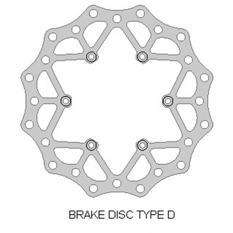 DELTA BRAKING TARCZA HAMULCOWA TYŁ BETA 2T/4T '13-21, WAVE ULTRA LIGHT (220X108,2X4MM) (6X6,5MM) (NG1294)