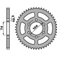 PBR ZĘBATKA TYLNA 481 45 C45 KAWASAKI Z 400/550 '80-'83, Z 650 '79, KH 500 '72-'75 (JTR481.45) (ŁAŃC.530) NA ZAMÓWIENIE