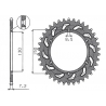 SUNSTAR ZĘBATKA TYLNA 4374 51 HONDA XLR 125R '98-'02 (JTR1249.51) (ŁAŃC. 428) (437451JT)