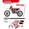 UFO KOMPLET NAKLEJEK (OKLEIN) HONDA CRF 250R '22 CRF 450R '21-'22 STOKES KOLOR CZARNY - WYPRZEDAŻ