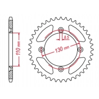 GROSSKOPF PROMOCJA ZĘBATKA TYLNA ALUMINIOWA T7075 (ERGAL) KOLOR CZARNY 249 56 HONDA CR 80/85 '96-'07 (JTR217.56) (ŁAŃC. 428)