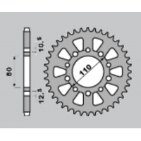 CHT ZĘBATKA TYLNA 334 44 (A4150334440) HONDA CB/CBR 1000 '84-'89