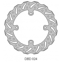 DELTA BRAKING TARCZA HAMULCOWA PRZÓD SUZUKI RMZ 250 '07-21, RMZ 450 '05-21, RMX450 '10-19, WAVE (250X118X3MM) (4X9,5MM) (NG1048X