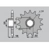 CHT ZĘBATKA PRZEDNIA 490 14 (A4250736140) BIMOTA DUCATI