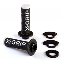 X-GRIP MANETKI (GRIPY) BRAAAAP GRIPS LOCK-ON-GRIP (Z ADAPTERAMI ROLGAZU) WHITE KOLOR BIAŁY