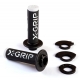 X-GRIP MANETKI BRAAAAP GRIPS LOCK-ON-GRIP WHITE KOLOR BIAŁY Z ADAPTERAMI ROLGAZU