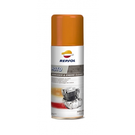 REPSOL ŚRODEK CZYSZCZĄCY DO SILNIKA MOTO DEGREASER AND ENGINE CLEANER 300ML (12)