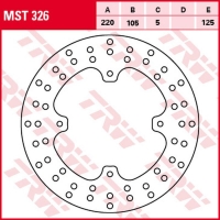 TRW ZF TARCZA HAMULCOWA TYŁ HONDA XL 250R BAJA '88-'91, NX 500/650 DOMINATOR '93-'01, FX 650 VIGOR '99-'02, SLR 650 '97-'98 (220