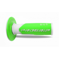 PROGRIP MANETKI PG801 OFF ROAD (22+25MM, DŁ.115MM) KOLOR BIAŁY/ZIELONY FLUO (DWUSKŁADNIKOWE) (801-241) (PG801WH/GRF)