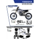 UFO KOMPLET PLASTIKÓW YAKIT321001 PLUS KOMPLET NAKLEJEK (OKLEIN) YAMAHA YZF 250 '19-'22 YZF 450 '18-'22 W ZESTAWIE PRZEDNIA TAB