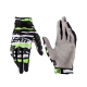 LEATT RĘKAWICE MOTO 2.5 X-FLOW GLOVE TIGER KOLOR CZARNY/BIAŁY/ZIELONY FLUO ROZMIAR S