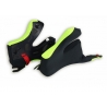 UFO POLICZKI/CHEEK PADS DO KASKU DIAMOND Z SYSTEMEM SZYBKIEGO WYJMOWANIA KOLOR ŻÓŁTY FLUO ROZMIAR L