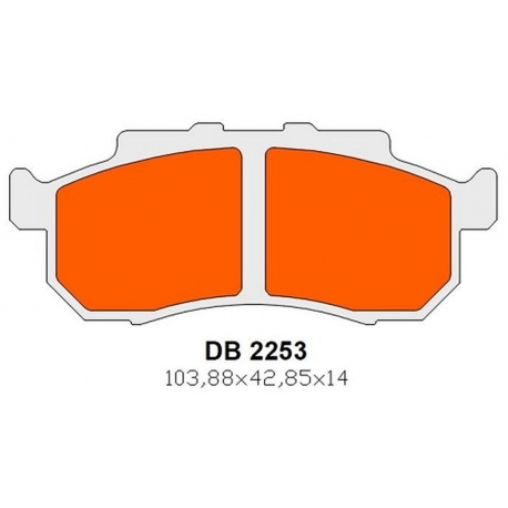 DELTA BRAKING KLOCKI HAMULCOWE KH476/KH477 PRZÓD TRIUMPH ROCKET III 2500 '19-'22, HONDA MUV 700 BIG RED '09,