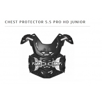 LEATT OSŁONA KLATKI PIERSIOWEJ (BUZER) CHEST PROTECTOR 5.5 PRO HD JUNIOR (DZIECIĘCA) KOLOR CZARNY/BIAŁY