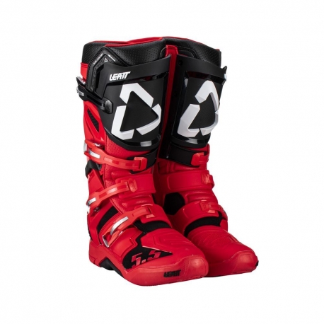 LEATT BUTY CROSS 5.5 FLEXLOCK BOOTS RED KOLOR CZERWONY/CZARNY ROZMIAR 48 / 31.5 cm