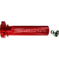 SCAR RACING ROLGAZ ALUMINIOWY Z ŁOŻYSKIEM HONDA CRF 250R '04-'24, CRF 450R '02-'24 KOLOR CZERWONY