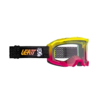 LEATT GOGLE ROWEROWE VELOCITY 4.0 MTB IRIZ GOGGLE 80'S SKULL BLUE UC 26% - KOLOR ŻÓŁTY/RÓŻOWY/CZARNY SZYBKA LUSTRZANA NIEBIESKA/