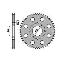 PBR ZĘBATKA TYLNA 476 44 C45 KAWASAKI Z400/440 (ŁAŃC. 530)