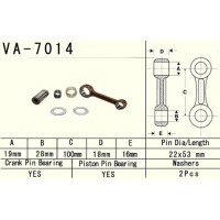 VESRAH KORBOWÓD SUZUKI RM 125 (RM125) '97-'98 (VA7014) (MADE IN JAPAN)