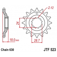 JT ZĘBATKA PRZEDNIA 524 15 KAWASAKI GPZ 1100 '83-85' (52415JT) (ŁAŃC. 630)