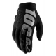 100 PROCENT RĘKAWICE CROSS/ENDURO MODEL BRISKER YOUTH SOFTSHELL BLACK/GREY KOLOR CZARNY/SZARY ROZMIAR S