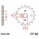 JT ZĘBATKA PRZEDNIA 415 17 SUZUKI TS 50, YAMAHA DT 50MX (41517JT) (ŁAŃC. 420)