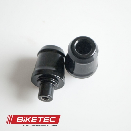 BIKETEC KOŃCÓWKI/CIĘŻARKI KIEROWNICY KAWASAKI (PATRZ OPIS DODATKOWY) KOLOR CZARNY 2404040000, OEM: 13042-0753