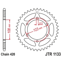 JT ZĘBATKA TYLNA 4412 59 APRILIA SX 50 -18-19 (441259JT) (ŁAŃC.420)