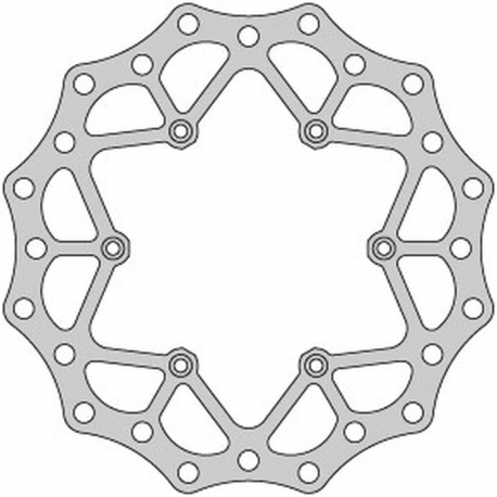 DELTA BRAKING TARCZA HAMULCOWA PRZÓD SUZUKI RM 125 '88-10, RM 250 '88-10, DRZ 250 '01-07, YAMAHA YZ 125 '01-16, YZ/YZF/WR 250 '0