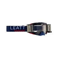 LEATT GOGLE VELOCITY 5.5 ROLL-OFF GOGGLE ROYAL CLEAR 83% - KOLOR GRANATOWY/CZERWONY SZYBKA PRZEŹROCZYSTA