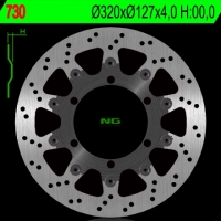 NG TARCZA HAMULCOWA PRZÓD KTM 625/640/690 (320X127X4) (6X6,5MM)