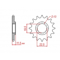 MTX PARTS ZĘBATKA PRZEDNIA 4101 14 SUZUKI DRZ 125 '03-'13 (JTF409.14) (ŁAŃC. 428)