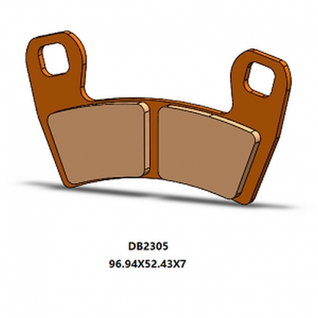 DELTA BRAKING KLOCKI HAMULCOWE KH657 PRZÓD POLARIS ACE 900 '17-'19, RZR 900 '15-'20, RZR 1000 '20-'22