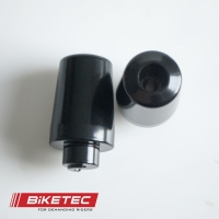 BIKETEC KOŃCÓWKI/CIĘŻARKI KIEROWNICY HONDA (PATRZ OPIS DODATKOWY) KOLOR CZARNY 2403050000, OEM: 53105-MCS-G00