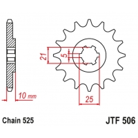 JT ZĘBATKA PRZEDNIA 506 14 KAWASAKI S1 250 '73-75' KH 250 '75-82' (50614JT) (ŁAŃC. 525) NA ZAMÓWIENIE