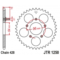 JT ZĘBATKA TYLNA JTR1250 56 HONDA NX 125 '89-90' (JTR1250.56)*(ŁANC428) NA ZAMÓWIENIE