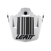 LEATT DASZEK/VISOR DO KASKU GPX 3.5 V20.1 WHITE KOLOR BIAŁY/CZARNY ROZMIAR M-XXL (CZĘŚCI ZAMIENNE)