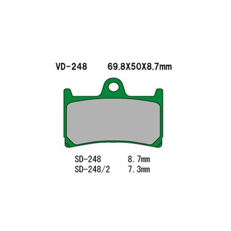 VESRAH KLOCKI HAMULCOWE KH252/KH380 (MADE IN JAPAN)