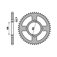 PBR ZĘBATKA TYLNA 256 42 C45 HONDA MTX 200 RW 83-87 (ŁAŃC. 520) (JTR243.42)