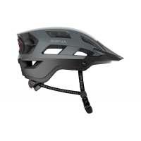 SENA KASK ROWEROWY M1 TRIAL Z WBUDOWANYM INTERKOMEM BLUETOOTH 4.1 DO 900M ORAZ TYLNĄ LAMPKĄ LED ROZMIAR L ( 58-62 CM ) KOLOR SZA