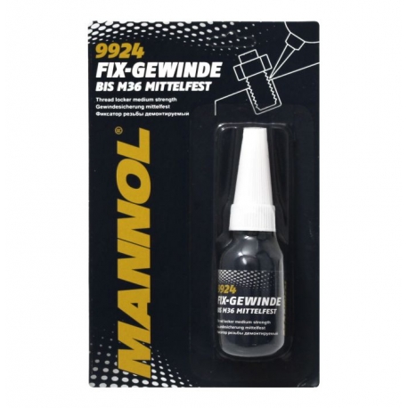 MANNOL FIX GEWINDE MITTELFEST 10ML KLEJ DO GWINTÓW , NIEBIESKI, 'ŚREDNI' (9924) (144)