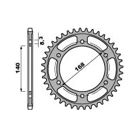 PBR ZĘBATKA TYLNA 4550 42 C45 BMW F 800 GS (08-16) (+1) (JTR6.42) (ŁAŃC. 525)