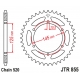 JT ZĘBATKA TYLNA 866 46 YAMAHA XTZ 750 89-98 (3LD) (86645JTZBK) (ŁAŃC. 520) KOLOR CZARNY