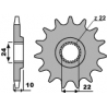 PBR WYPRZEDAZ ZĘBATKA PRZEDNIA 402 16 18NC BMW F 650 '94-'13, APRILIA PEGASO 650 '98-'04 (40216JT) (ŁAŃC. 520)