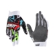 LEATT RĘKAWICE MOTO 1.5 GRIPR JUNIOR GLOVE ZEBRA KOLOR CZARNY/NIEBIESKI/CZERWONY/BIAŁY ROZMIAR XXS