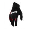SHOT RACING WYPRZEDAŻ RĘKAWICE MOTO DEVO RED KOLOR CZARNY/CZERWONY ROZMIAR 10